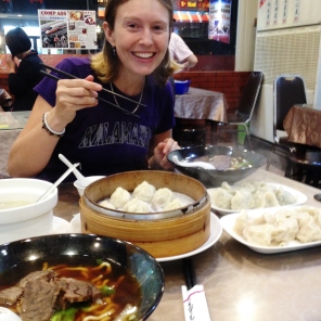 Late arrival in Taichung, then eating Taiwanese food for the first time. - Karina Noriega